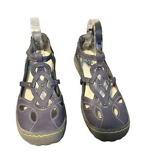 JBU by Jambu Memory Foam Blue Sydney Mary Jane Shoes Womens Size 9M Sandals