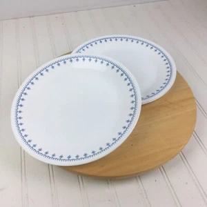 Vintage Corelle Snowflake Garland Dinner Plates 10.25" Lot of 3 Made US Corning - Picture 1 of 6