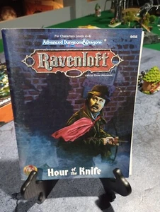 AD&D Hour of the Knife with Map - Ravenloft 9456 Advanced Dungeons and Dragons - Picture 1 of 9