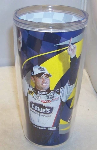 VINTAGE HUNTER NASCAR 2005 #48 LOWES JIMMIE JOHNSON INSULATED PARTY TUMBLER NEW Cover