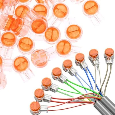 30-200pcs 2 Way Jelly Crimps Connector- waterproof Cable Repair - Image 1 of 4
