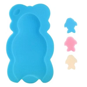 Baby Bath Cushion Infant Sponge Mat, Pad BLUE - Picture 1 of 7