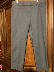NEW Ann Taylor Loft Women's Size 10 The Riviera Pant Cropped Blue 34” X 26” - Picture 1 of 8