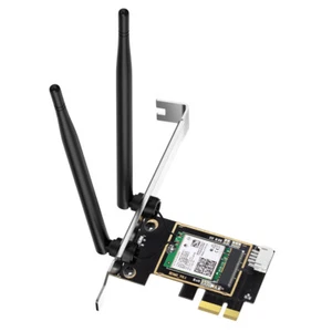 AX200 Wireless PCIe Adapter WiFi 6 Bluetooth Windows 11 Desktop PC 2.4G 5.8GHz - Picture 1 of 11