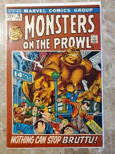 De colección Horror - Monsters on the Prowl #18 (1972 Marvel Comics) - En muy buen estado- - Imagen 1 de 19