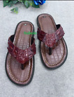 Luxury Men's Sandals- Genuine Crocodile/Alligator Skin-100% Handmade