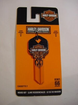 NEW - HARLEY DAVIDSON HOUSE KEY BLANK KW1 66 - Image 1 of 3