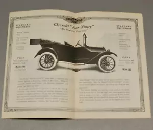 1915 CHEVROLET MODEL "FOUR-NINETY" BROCHURE • 1950s FLOYD CLYMER REPRINT - Bild 1 von 1