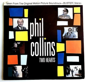 PHIL COLLINS Two Hearts 45rpm Vinyl Record 1988 7-88980 Original Picture Sleeve - Imagen 1 de 4