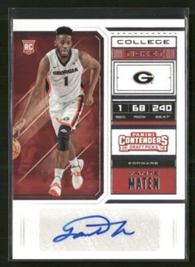 2018 Panini Contenders Draft Picks #102 Yante Maten Auto RC - Picture 1 of 2