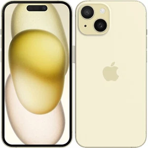 Apple iPhone 15 5G Yellow 256GB + 6GB SIM + ESIM Factory Unlocked SIMFree NEW - Afbeelding 1 van 3