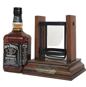 Jack Daniel's Pub Art 2003 Early Timber Cradle No.2 Complete With Bottle-RARE!!! - Picture 1 of 21