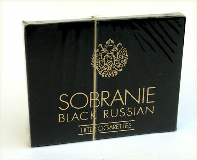 Sobranie.  Black Russian, England. Vintage Etat Collection. • 65€