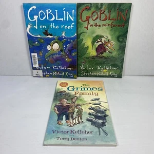 3 Lot Victor Kelleher- The Grimes Family, Goblin in the Rainforest,+1 - Picture 1 of 7