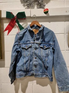 Vintage 80s Levis faded denim jacket unisex Size- 40 - Picture 1 of 4
