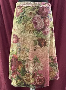 Skirt Michal Negrin flowers made in Israel very rare limited collector's item - Picture 1 of 11