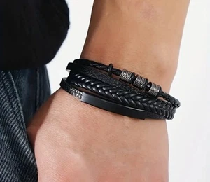 Herren Vintage Perlen Armband Neu Heißer Verkauf Herren Vintage Handgewebt - Bild 1 von 2