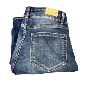 BKE Parker Jeans Womens 27 (29x32 ACTUAL) High Rise Tailored Bootcut Blue Denim - Picture 1 of 12