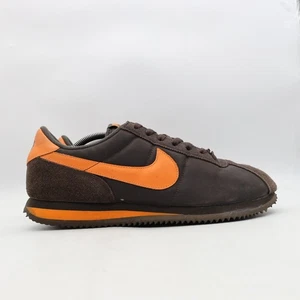 Nike Cortez Brown Nylon Men’s Size 13 Low Top Athletic Sneakers 317249-202 - Picture 1 of 9