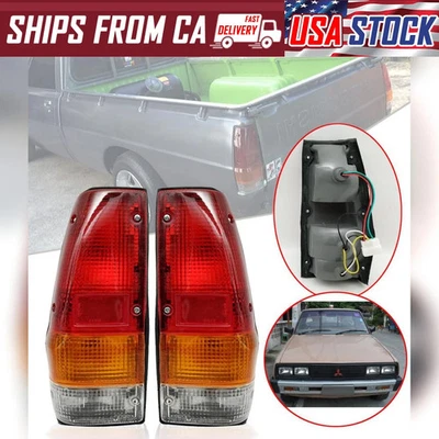 TailLight Lamp Rear Pair For Mitsubishi Mighty Max L200 Dodge Ram 50 1978-1986 - Image 1 of 4