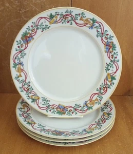 Block Spal WHIMSY CHRISTMAS Dinner plate set of 4, 10 5/8", Portugal, New / NWT - Picture 1 of 12