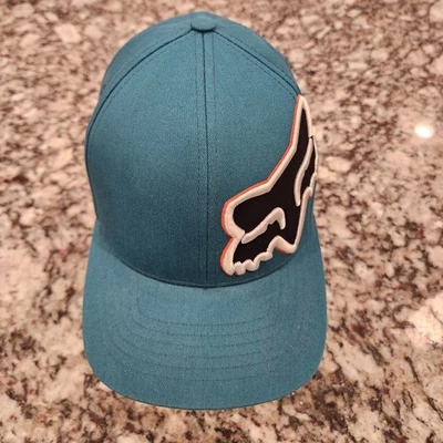 Gorra de Colección Fox Racing Flexfit Verde Pequeña/Mediana Y2K Motocross Patinador Foto 1 de 4
