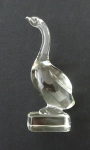 Paden City Clear Goose Figurine 1940's Excellent Condition 1940's - Picture 1 of 8