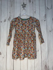 Mini Biden Floral Long-Sleeve Girls' Dress Size 7-8 Multicolor - Picture 1 of 3