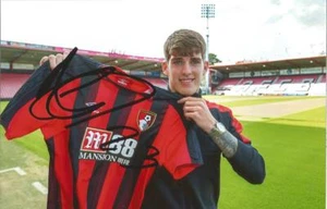 BOURNEMOUTH: CONNOR MAHONEY SIGNED 6x4 PORTRAIT PHOTO+COA - Picture 1 of 1