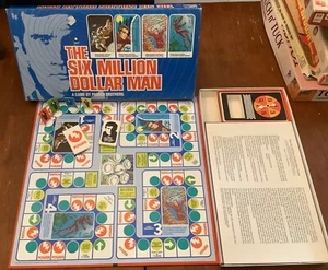 Vintage 1975 'The Six Million Dollar Man' komplettes Brettspiel von Parker Brothers - Bild 1 von 17