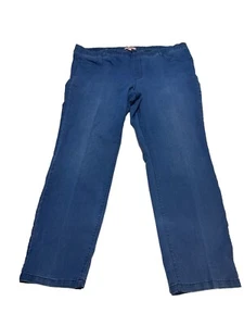 AVELLA Womens Blue Elastic Waist Jeans size 24 Good condition - Picture 1 of 5