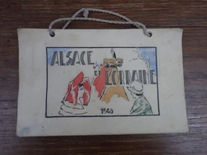 RARE Calendrier ALSACE LORRAINE 1946 Au Pochoir LIBERATION Guerre 1939-1945 - Picture 1 of 6