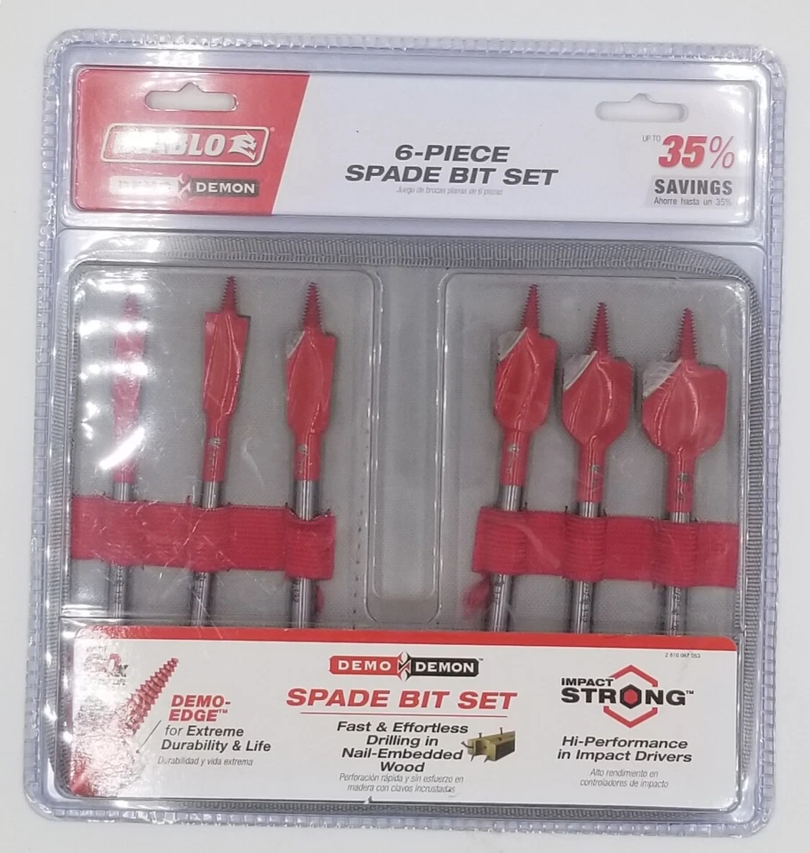 Набор бит Diablo DSPD4920-S6 DemoDemon Spade, 6 шт. - Изображение 1 из 1