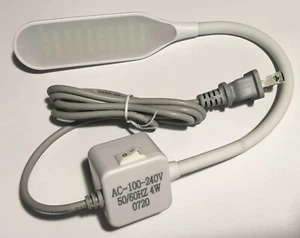 LED-40 Máquina de Coser Cuello de Ganso Lámpara 110v 4W Base Magnética + Enchufe - Imagen 1 de 4