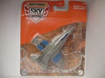 MATCHBOX SKYBUSTERS BOEING F/A-18 SUPER HORNET  NEW ON CARD  - Image 1 of 4