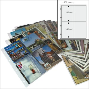 50-A4-FOTOHÜLLEN-POSTKARTENHÜLLEN-4-Taschen-10x15cm-SAFE-5471 - Picture 1 of 7