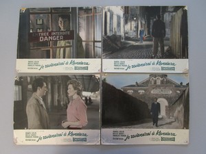 FRANCOIS PERIER DANIEL GELIN "JE REVIENDRAI A KANDARA" LOT DE 4 LOBBY CARDS LB3