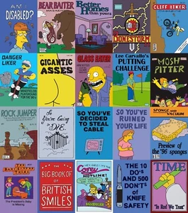 The Simpsons In Episode Periodicals Memorabilia as Greeting Cards - 5-¾" x 8-¾" - Picture 1 of 23
