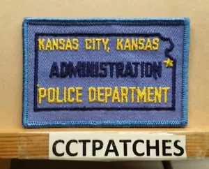 KANSAS CITY, KANSAS ADMINISTRATION POLICE SCHULTERAUFNÄHER KS - Bild 1 von 2