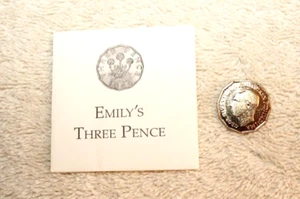 American Girl Doll Retired English Three Pence Coin from Emily Meet Accessories - Picture 1 of 2