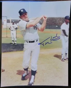 TOBY HARRAH SIGNED NEW YORK YANKEES 8x10 PHOTO w/ COA - Picture 1 of 1