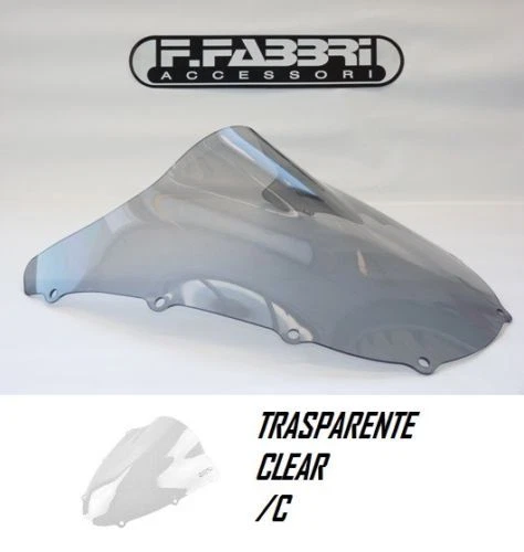 FABBRI Cupolino DOUBLE BUBBLE TRASPARENTE Per KAWASAKI Ninja ZX-9R 1994 - 1997 Foto 1 de 1