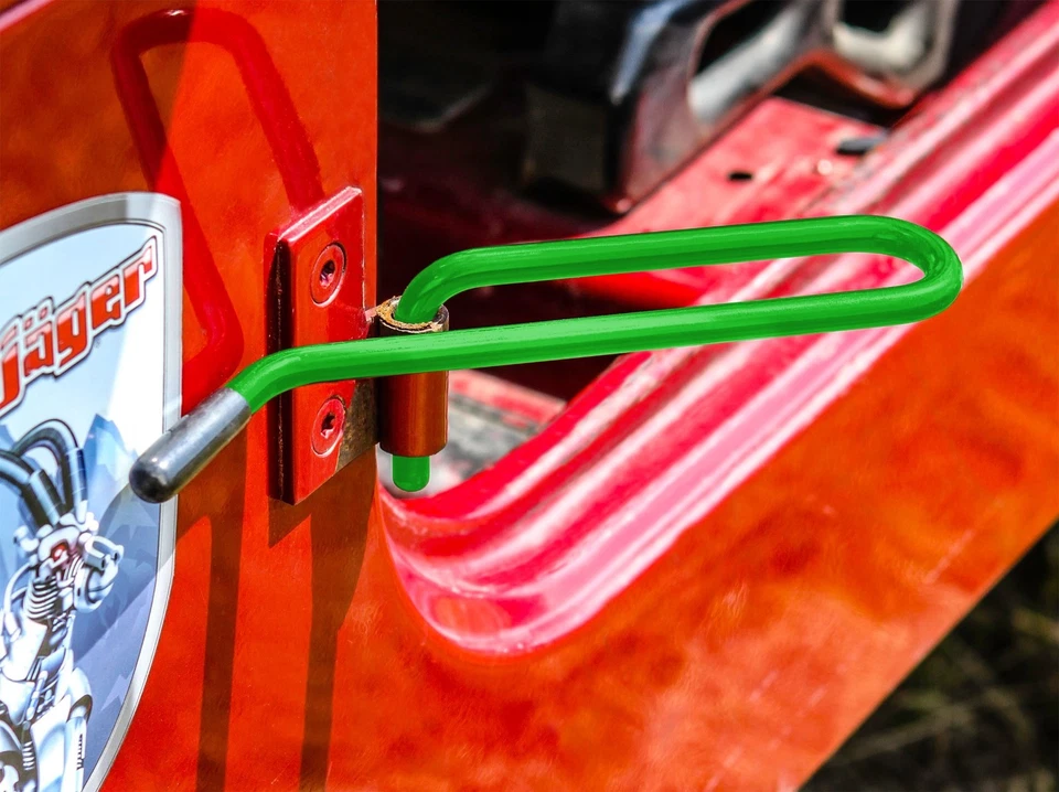 Par de reposapiés estacionarios verde neón para Jeep CJ7 1976-1986 Steinjager J0045932 Foto 1 de 1