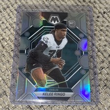 2023 Panini Mosaic Football Kelee Ringo Rookie Silver Prizm Eagles RC #341