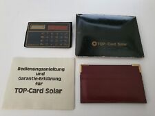 Vintage Top-Card Solar Calculator Advertising Promotion, Individual Software Inc