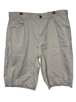 Pantalones Cortos Hombre Paper Denim & Cloth Vintage Años 90 Frente Plano Bermudas Tiro Alto Beige 36 Foto 1 de 4