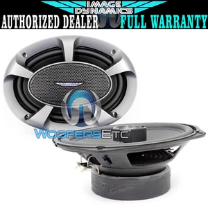 CTX69 IMAGE DYNAMICS 6"X9" 2-WAY CAR AUDIO SPEAKERS SWIVEL SILK TWEETERS NEW - Picture 1 of 7
