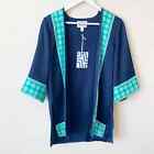 Market & Spruce Kimono Size S Blue NWT Cardigan StitchFix Coverup Wrap Open Top