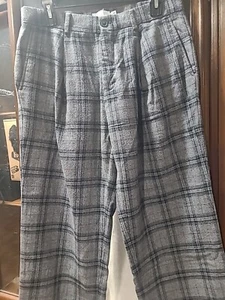 pantalone topman grigio a quadri 32x30 - Foto 1 di 5