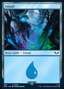 x1 Island (308) L MTG Commander: Universes Beyond: Warhammer 40,000 M/NM, Englis - Picture 1 of 1